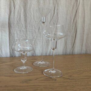 Vintage Riedel Candle Stick Holders (3)